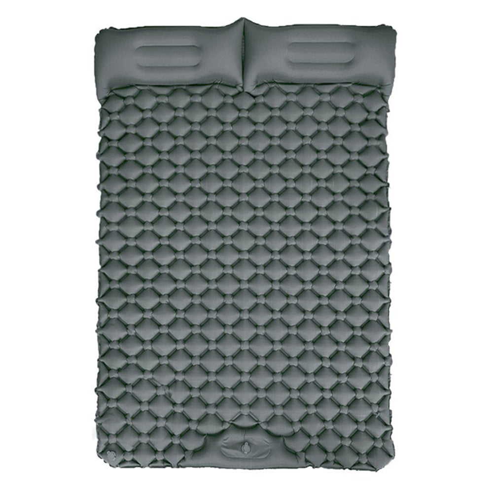 GM-SR01 Double Sleeping Mat 190x122cm Inflatable Camping Mattress Built-in Pump with Pillows GM-SR01 Double Sleeping Mat 190x122cm Inflatable Camping Mattress Built-in Pump with Pillows